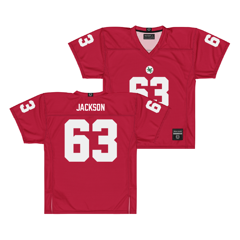 Ohio State Football Scarlet Jersey  - Julian Jackson
