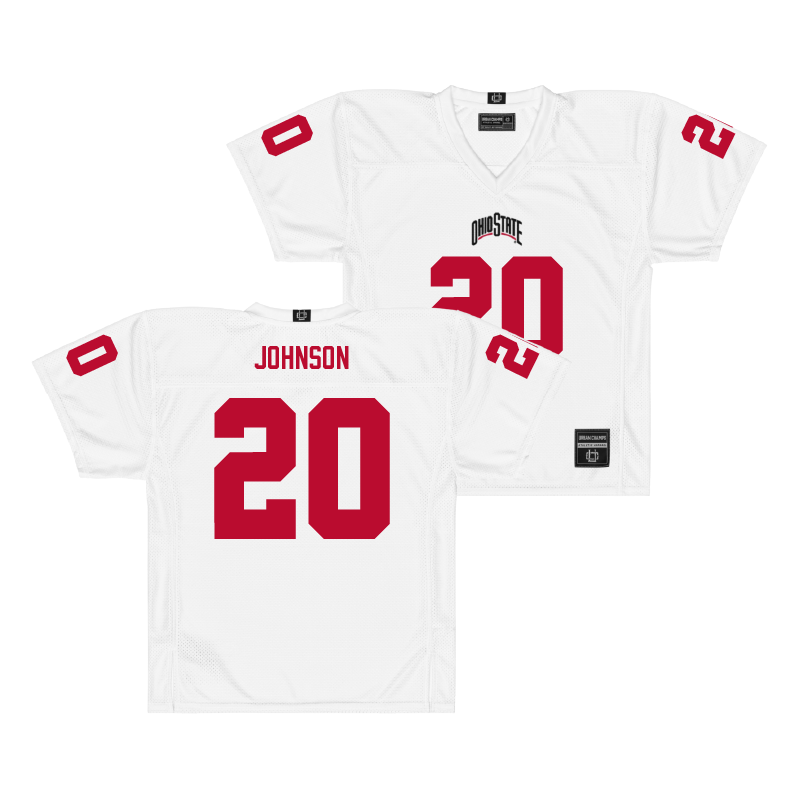 Ohio State Football White Jersey  - Cincere Johnson