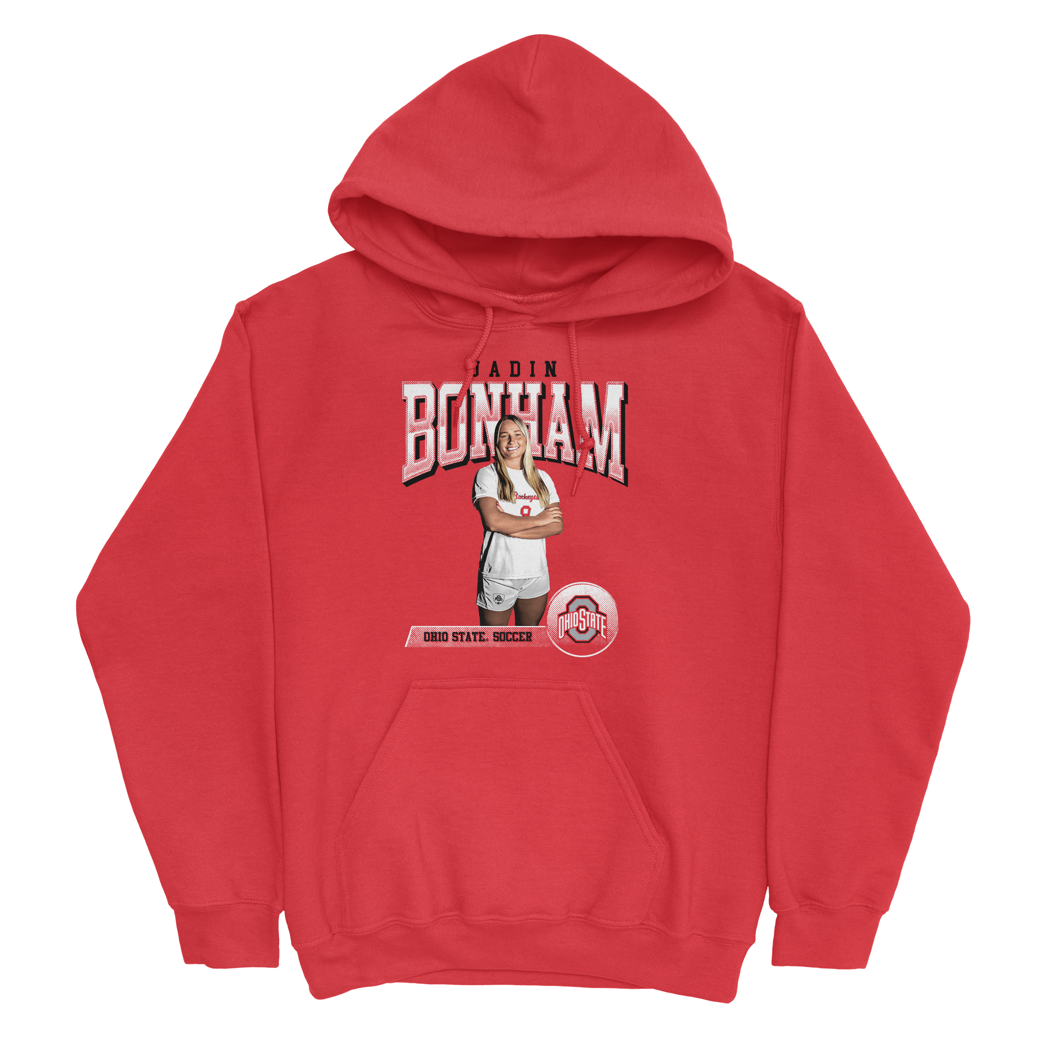 EXCLUSIVE RELEASE: Jadin Bonham Illustrated Red Hoodie