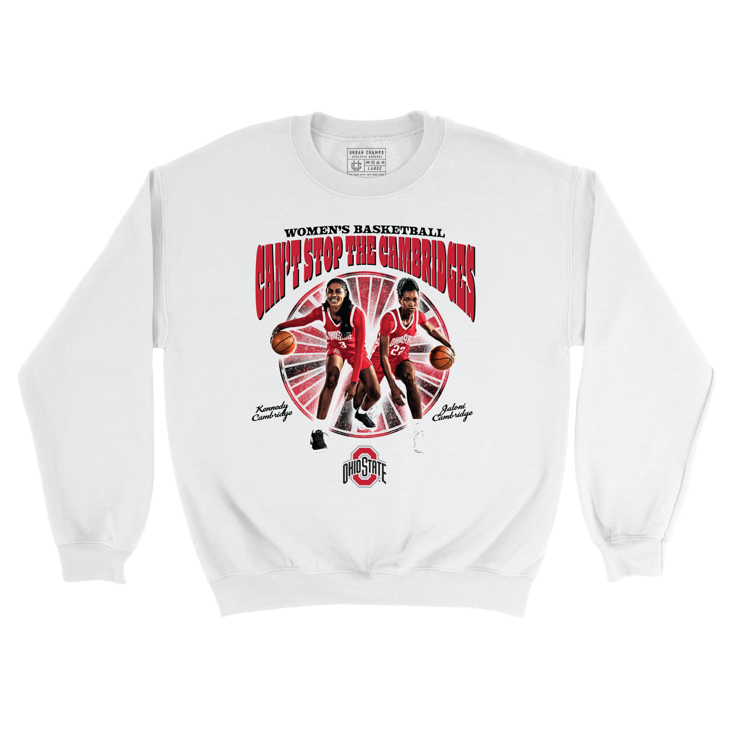 EXCLUSIVE RELEASE: Jaloni Cambridge “Can’t Stop The Cambridges” White Crew