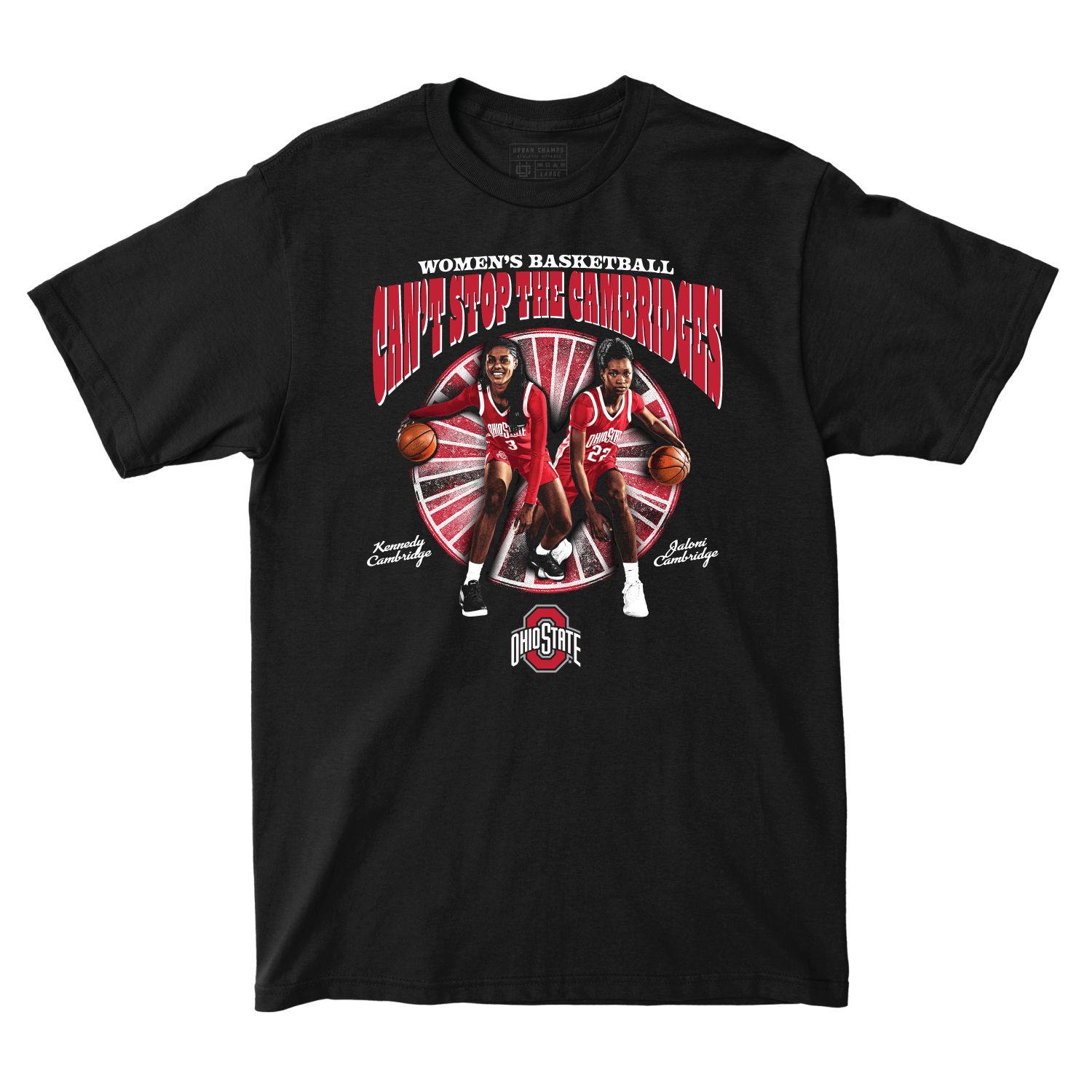 EXCLUSIVE RELEASE: Kennedy Cambridge “Can’t Stop The Cambridges” Black Tee