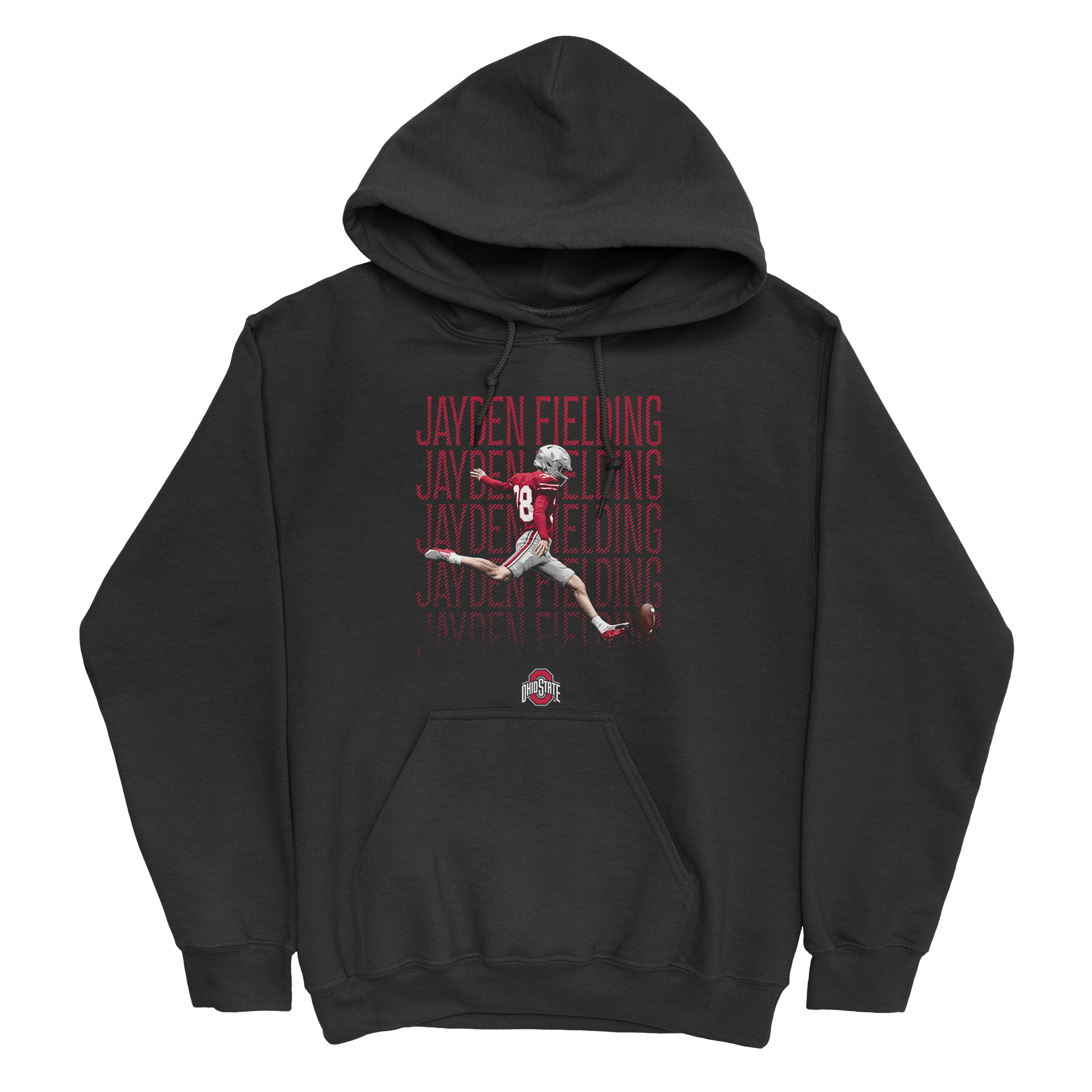 EXCLUSIVE RELEASE: Jayden Fielding Illustrated Black Hoodie