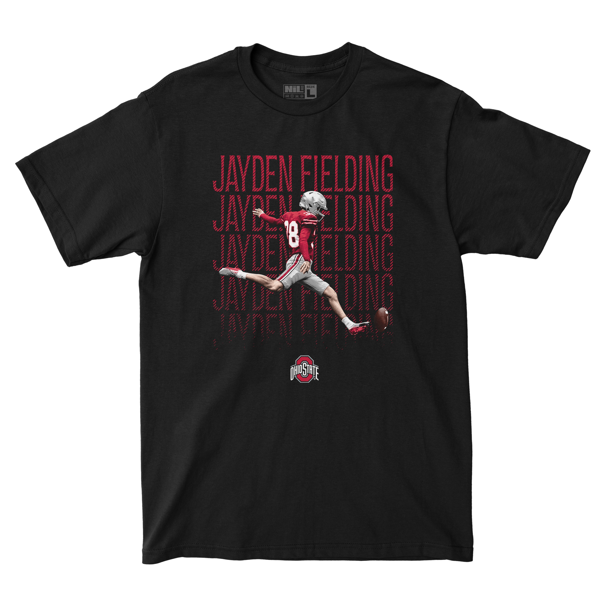 EXCLUSIVE RELEASE: Jayden Fielding Illustrated Black Tee