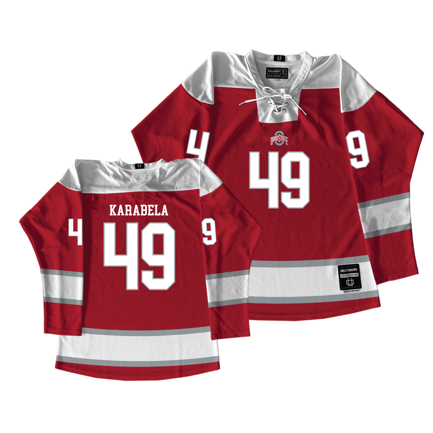 Ohio State Men's Ice Hockey Red Jersey  - Jake Karabela