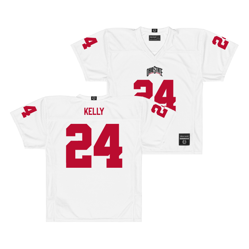 Ohio State Football White Jersey  - Dominick Kelly