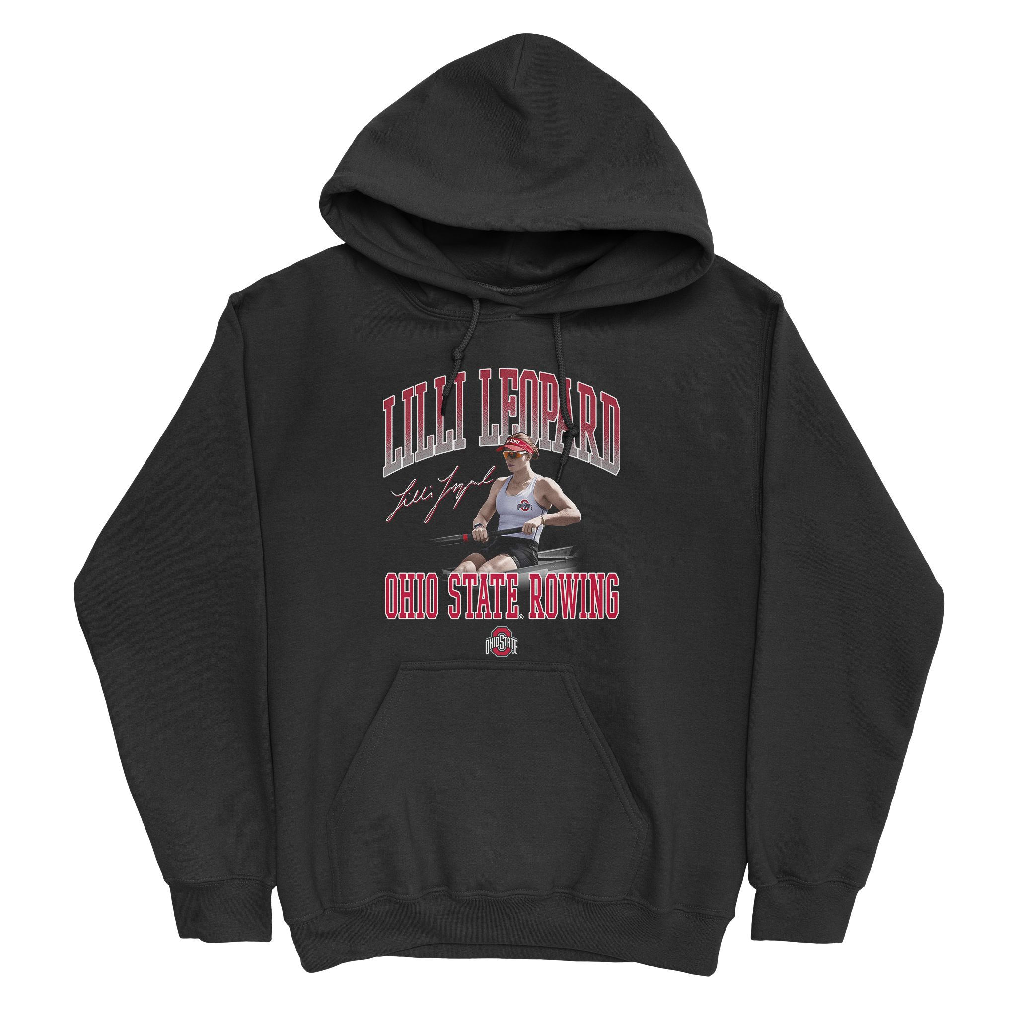 EXCLUSIVE RELEASE: Lilli Leopard Illustrated Black Hoodie
