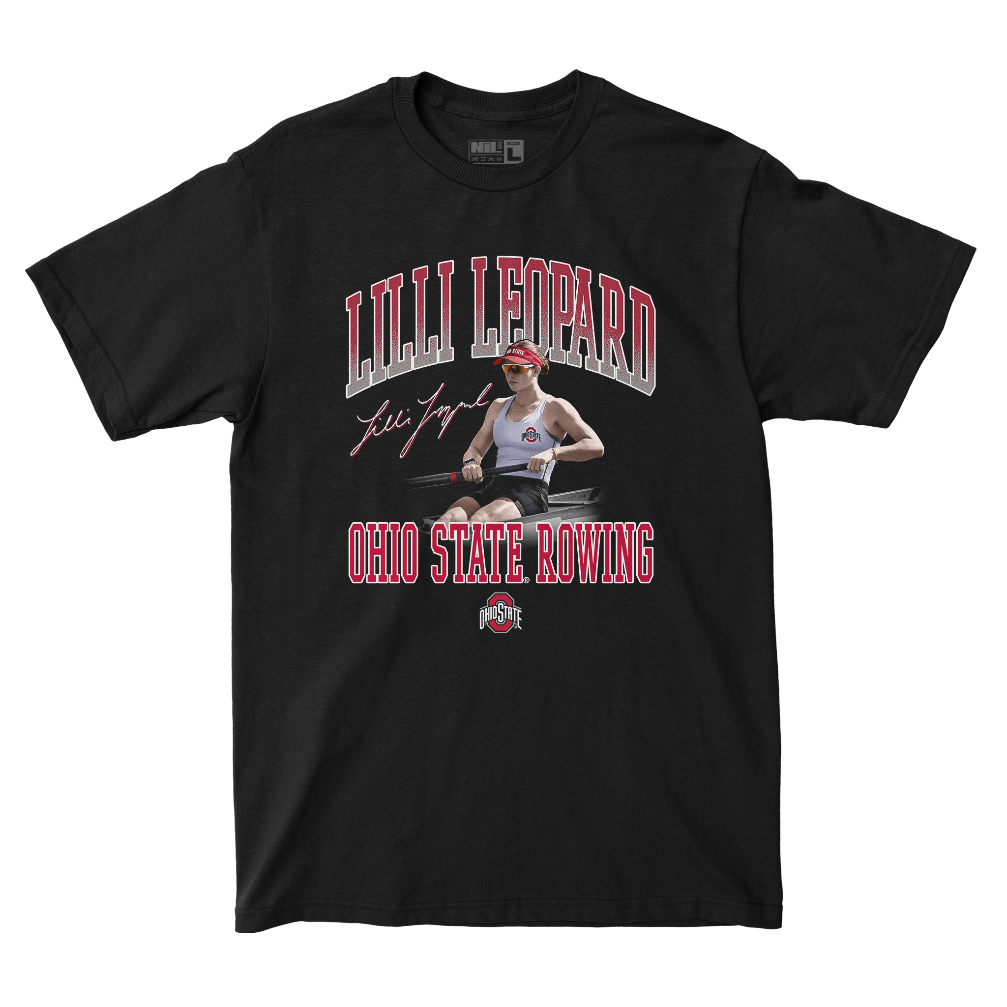 EXCLUSIVE RELEASE: Lilli Leopard Illustrated Black Tee