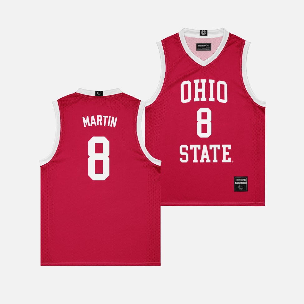 Ohio State Women's Basketball Red Jersey  - Bryn Martin