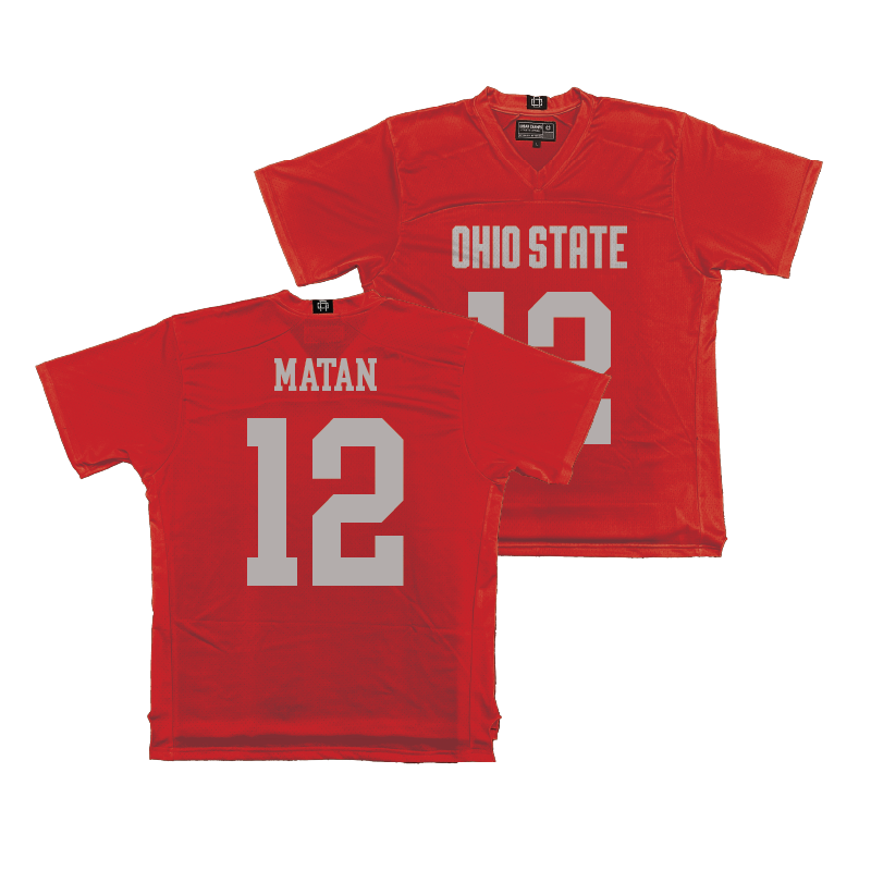 Ohio State Men's Lacrosse Red Jersey - Joe Matan