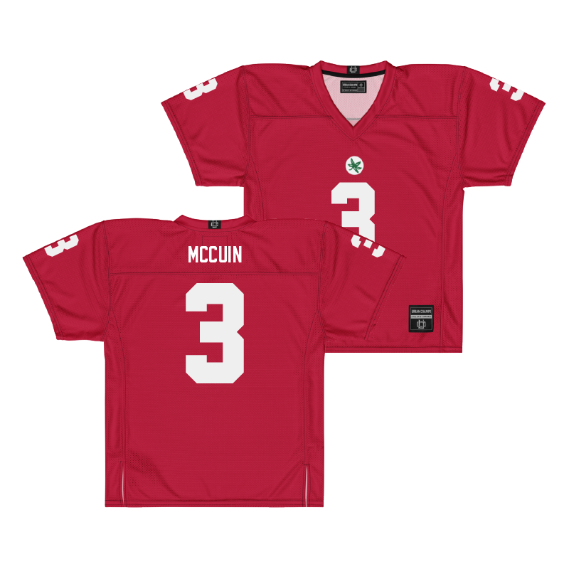 Ohio State Football Scarlet Jersey  - Devin McCuin