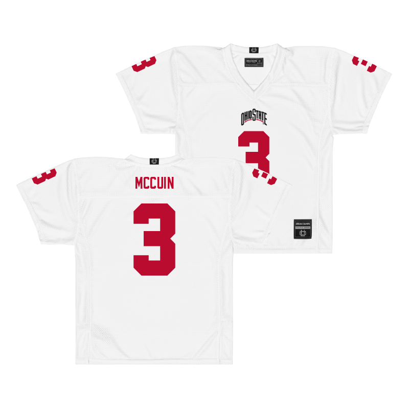 Ohio State Football White Jersey  - Devin McCuin