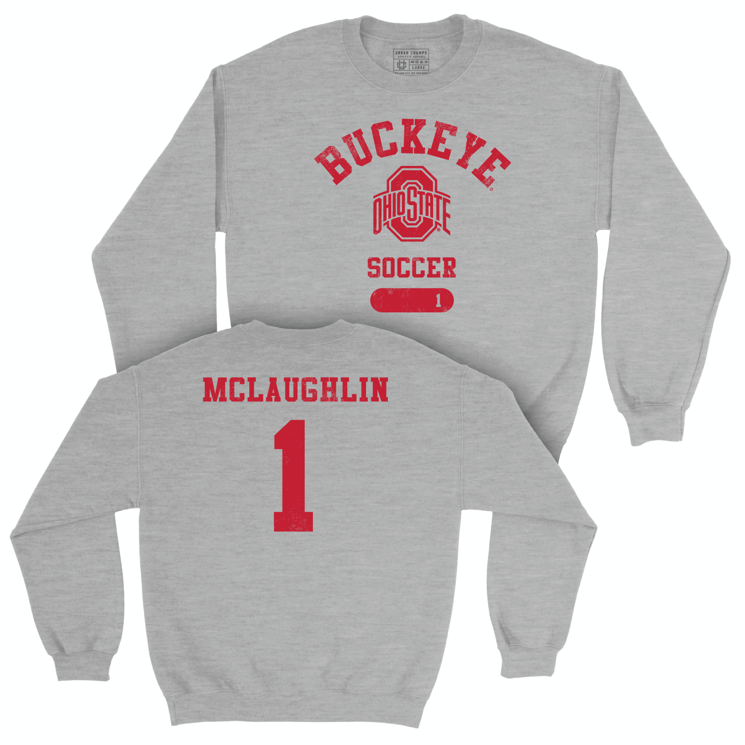 Ohio State Men's Soccer Sport Grey Varsity Crew - Patrick McLaughlin | #1
