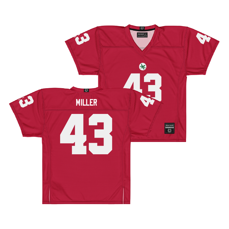 Ohio State Football Scarlet Jersey  - Amar'e Miller