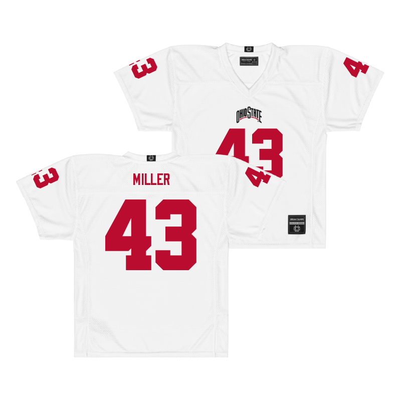 Ohio State Football White Jersey  - Amar'e Miller