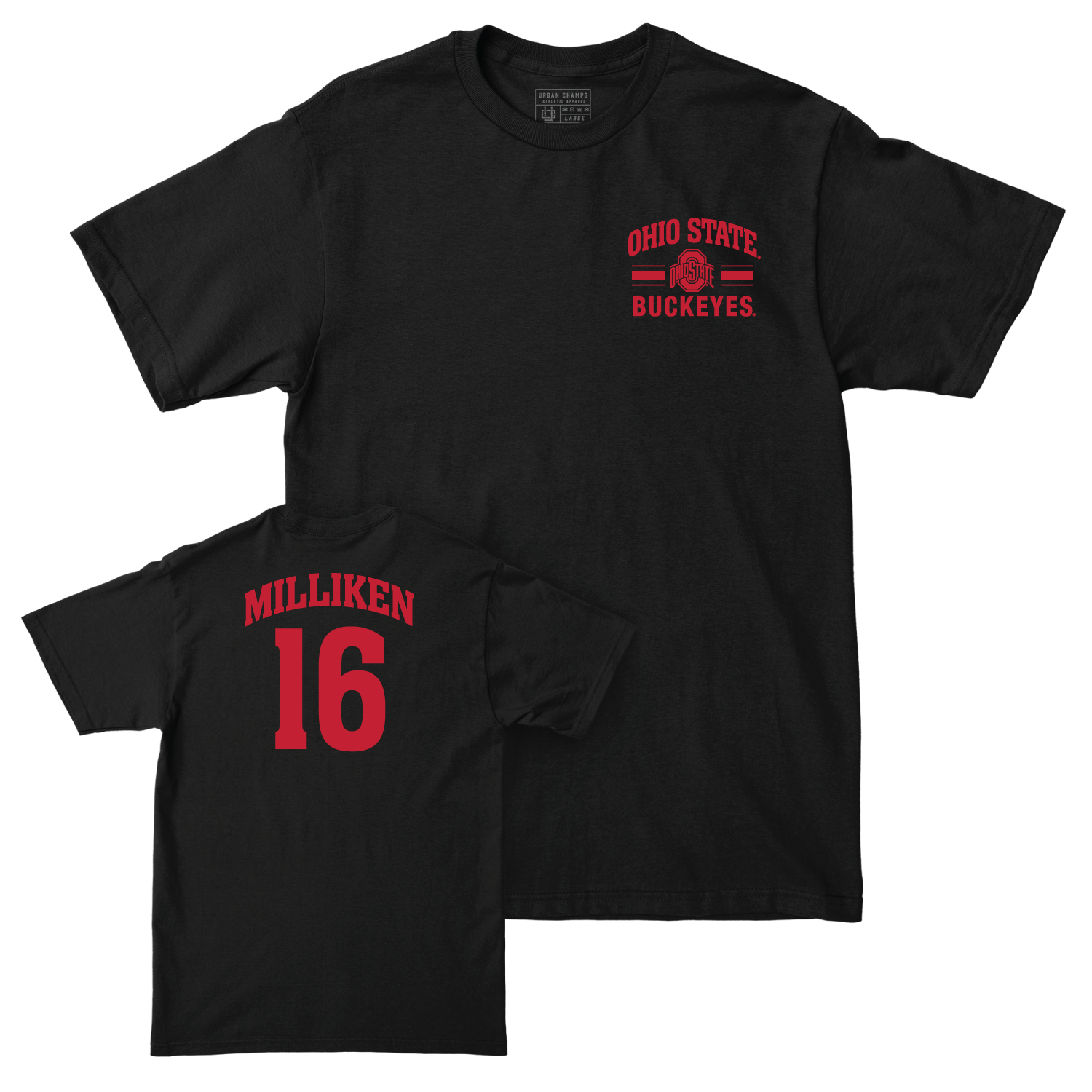 Ohio State Softball Black Victory Tee - Reagan Milliken