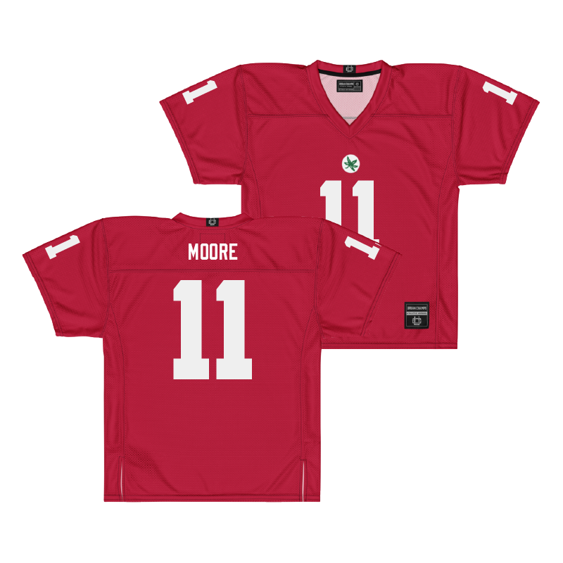 Ohio State Football Scarlet Jersey  - Terry Moore