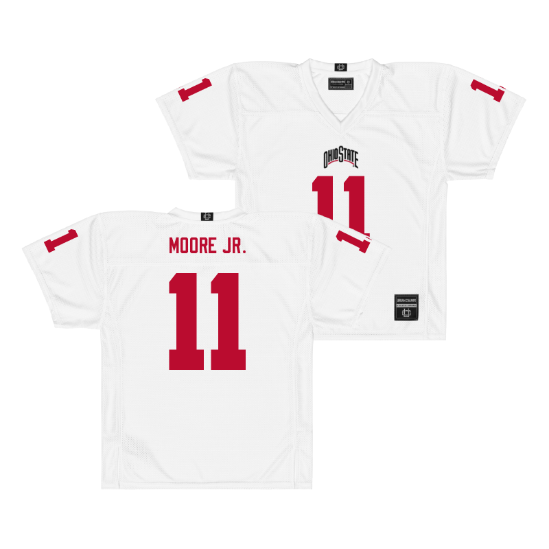 Ohio State Football White Jersey  - Terry Moore Jr.