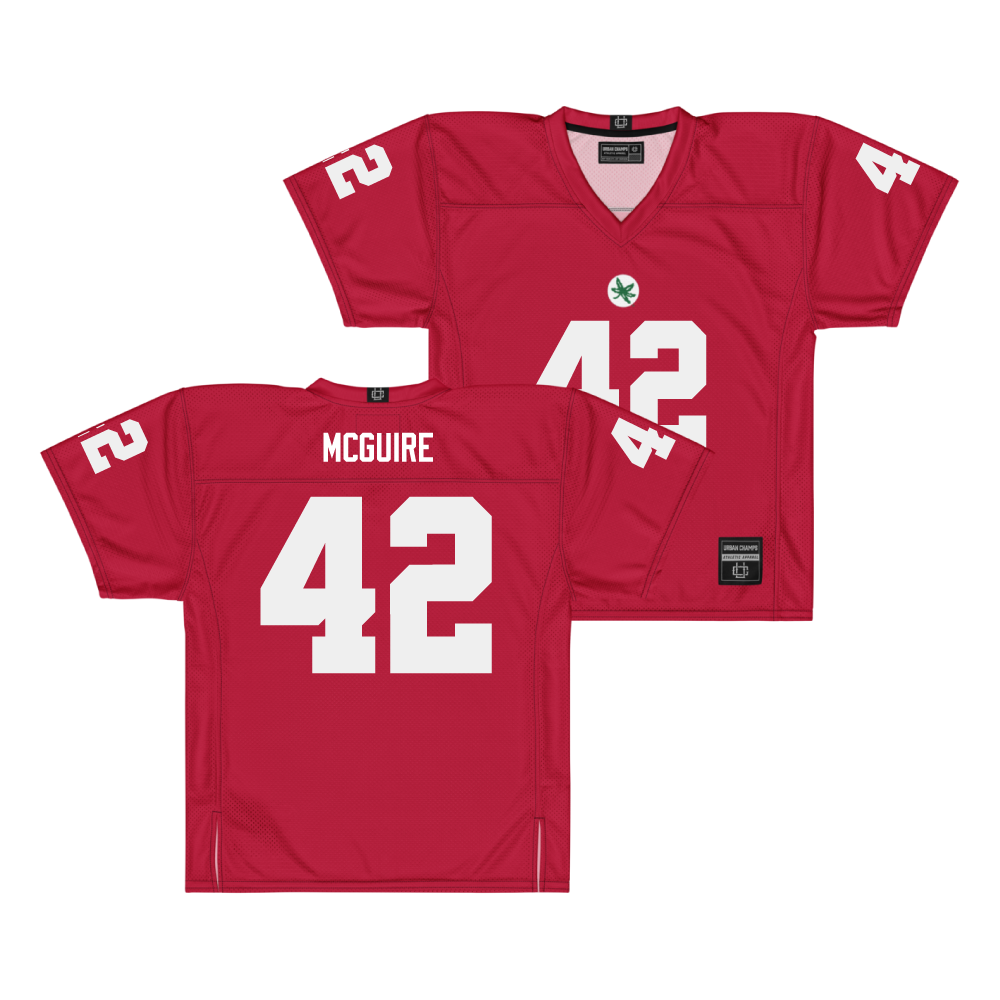 Ohio State Football Scarlet Jersey - Joe McGuire