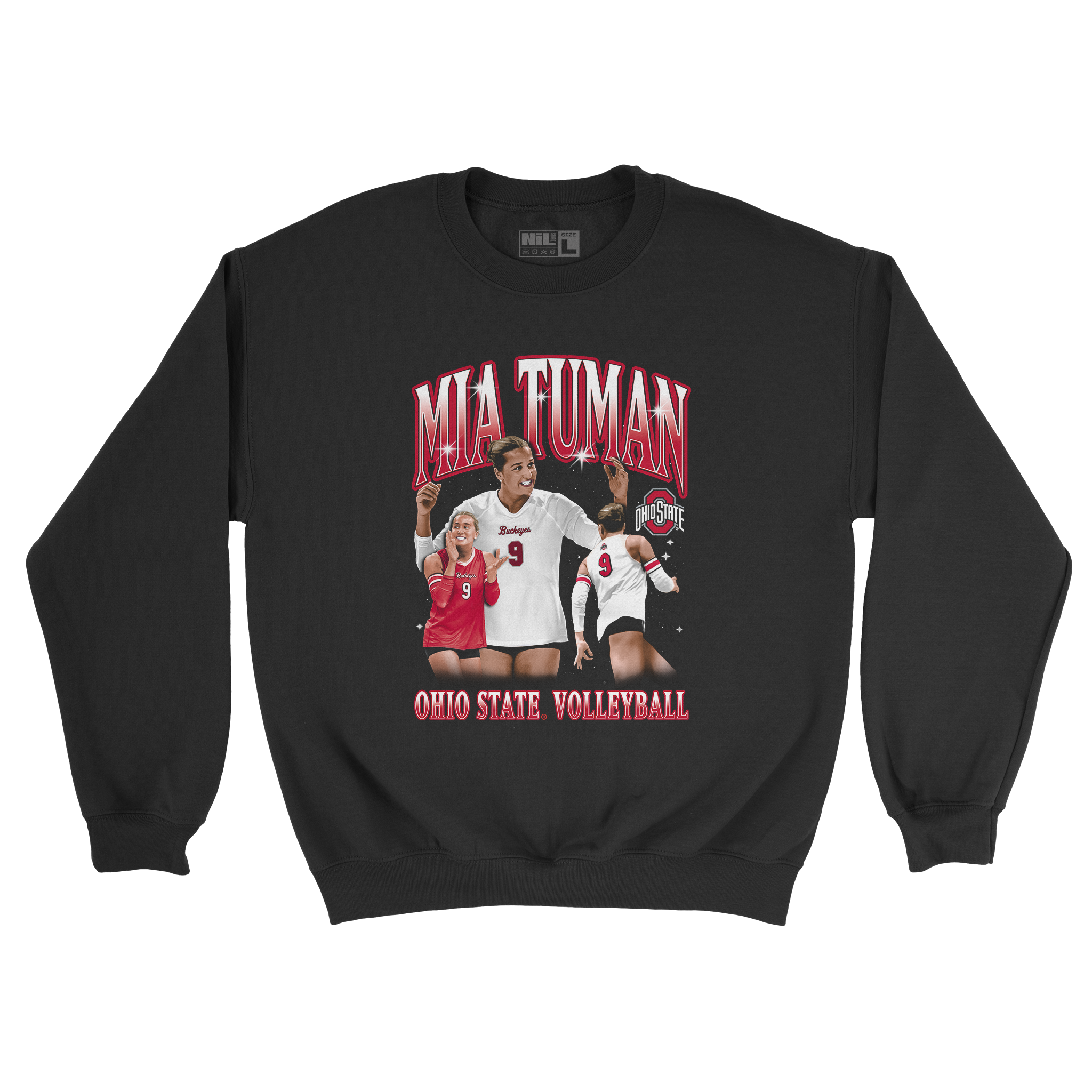 EXCLUSIVE RELEASE: Mia Tuman Retro 90s Black Crew