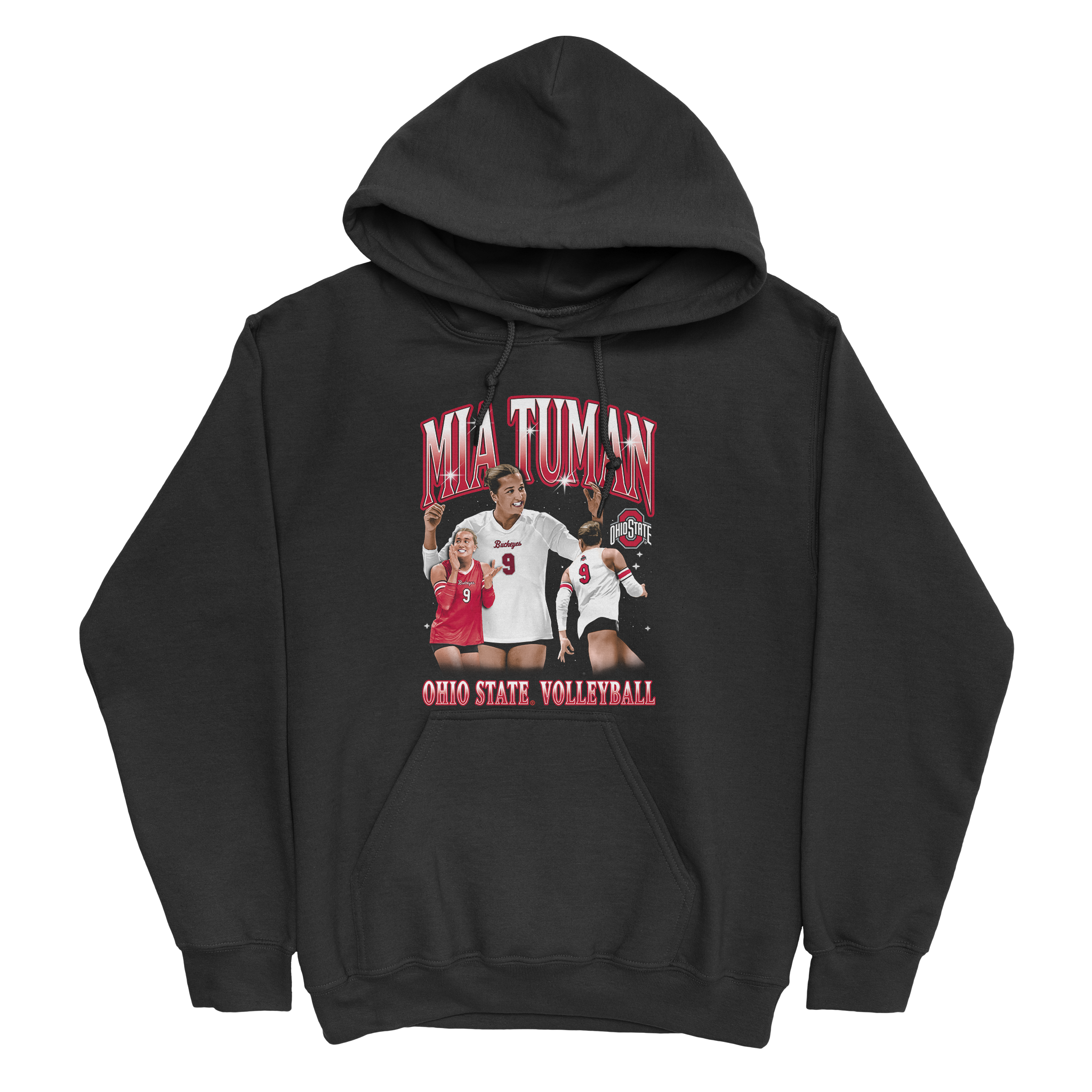EXCLUSIVE RELEASE: Mia Tuman Retro 90s Black Hoodie