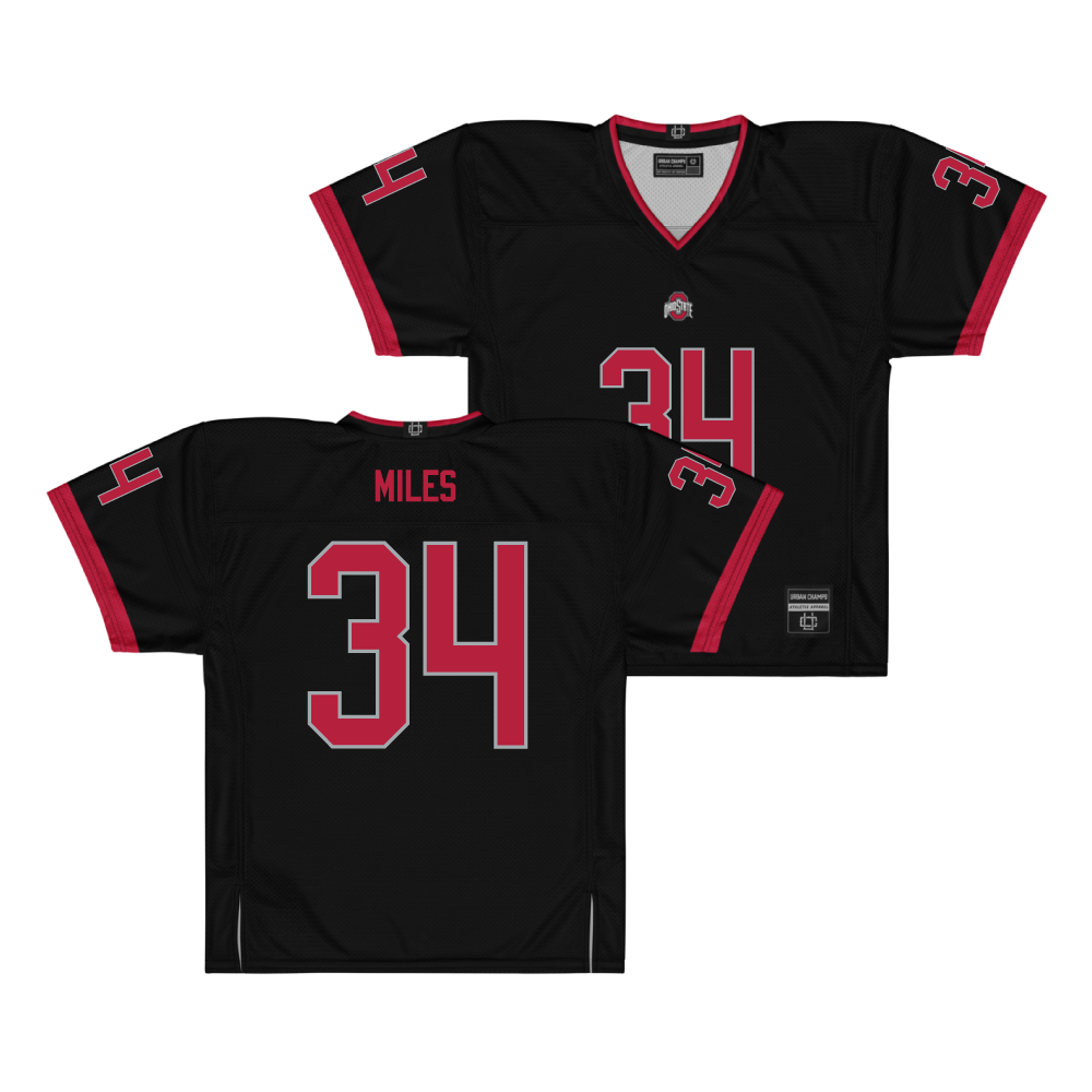 Ohio State Football Black Jersey - Bukari Miles