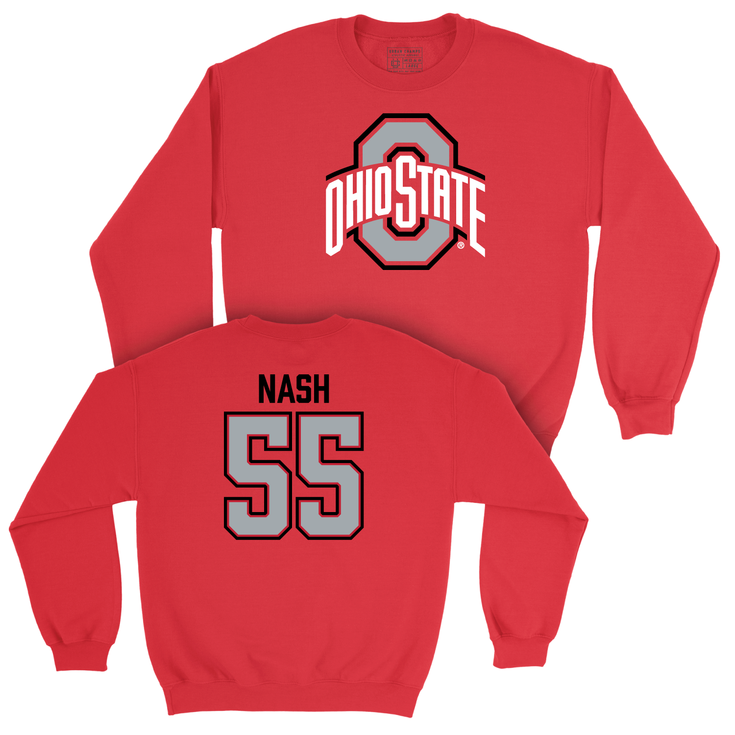 Ohio State Men's Basketball Red Legacy Crew - Braylen Nash | #55