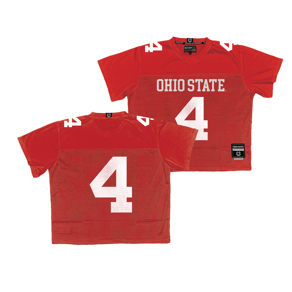 Ohio State Throwback Football Jersey - Jeremiah Smith | #4
