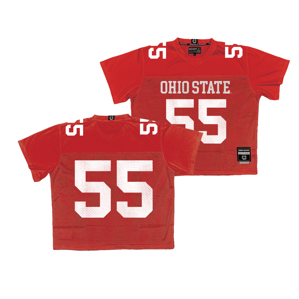 Ohio State Throwback Football Jersey - Dom Kirks | #55