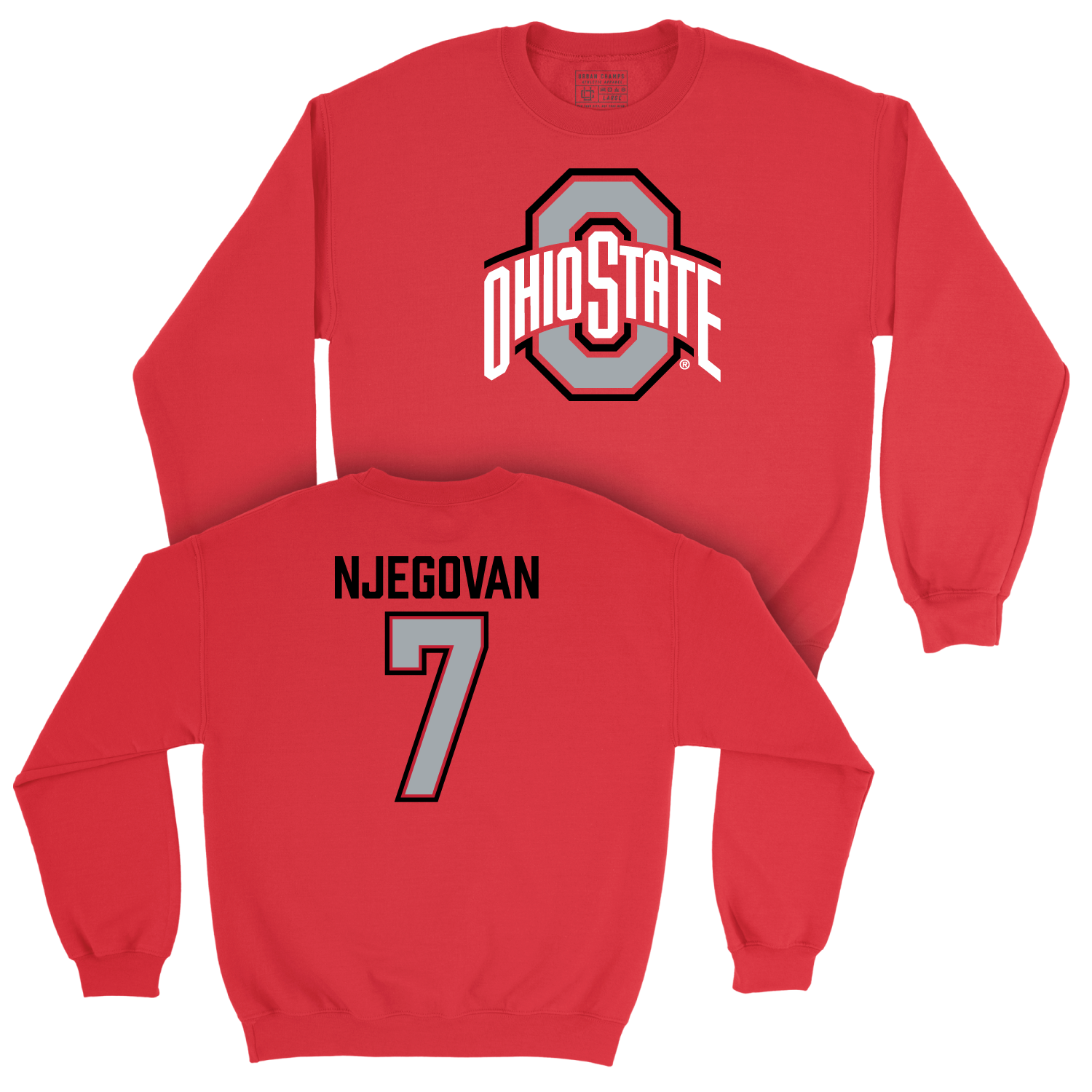 Ohio State Men's Basketball Red Legacy Crew - Ivan Njegovan | #7