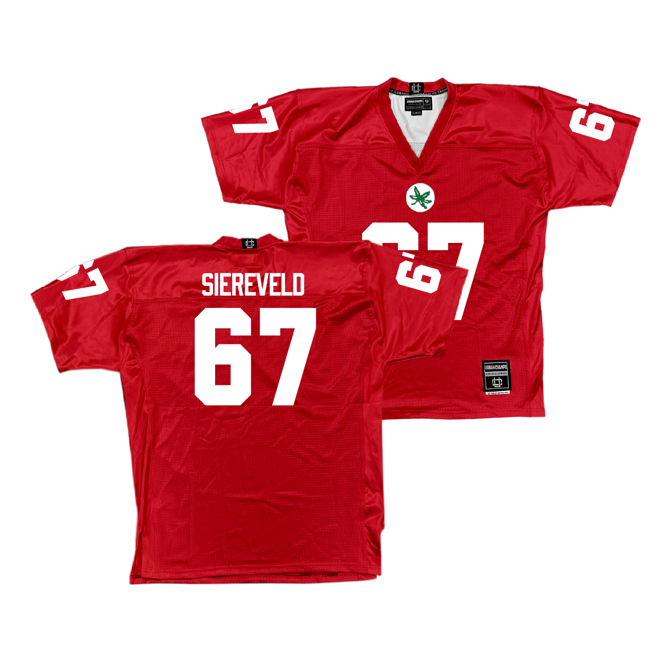 Ohio State Football Scarlet Jersey - Austin Siereveld | #67