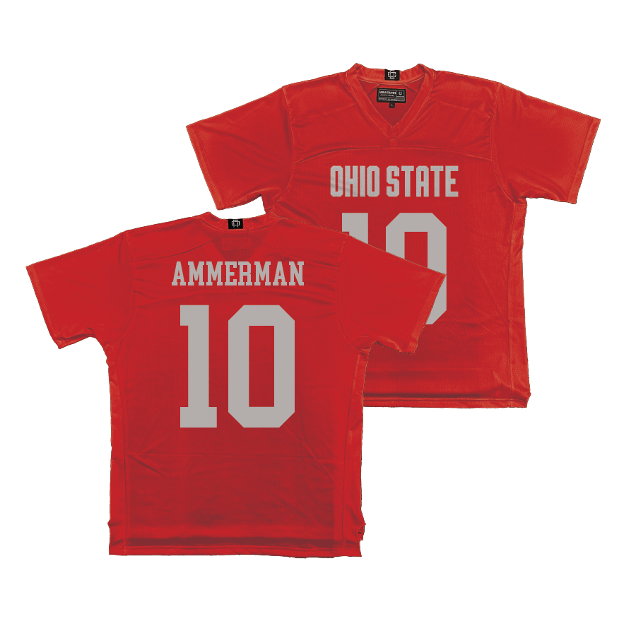 Ohio State Women's Lacrosse Red Jersey - Brynn Ammerman
