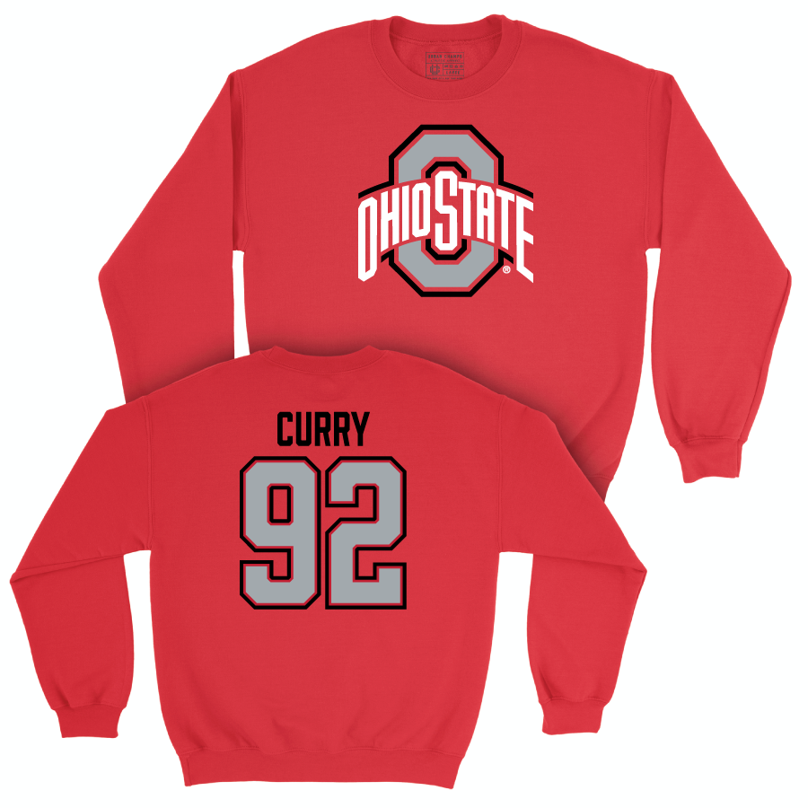 Ohio State Football Red Legacy Crew - Caden Curry | #92