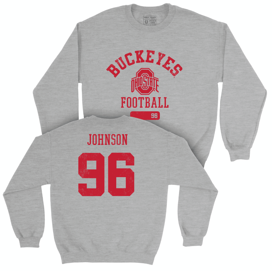 Ohio State Football Sport Grey Varsity Crew - Collin Johnson | #96