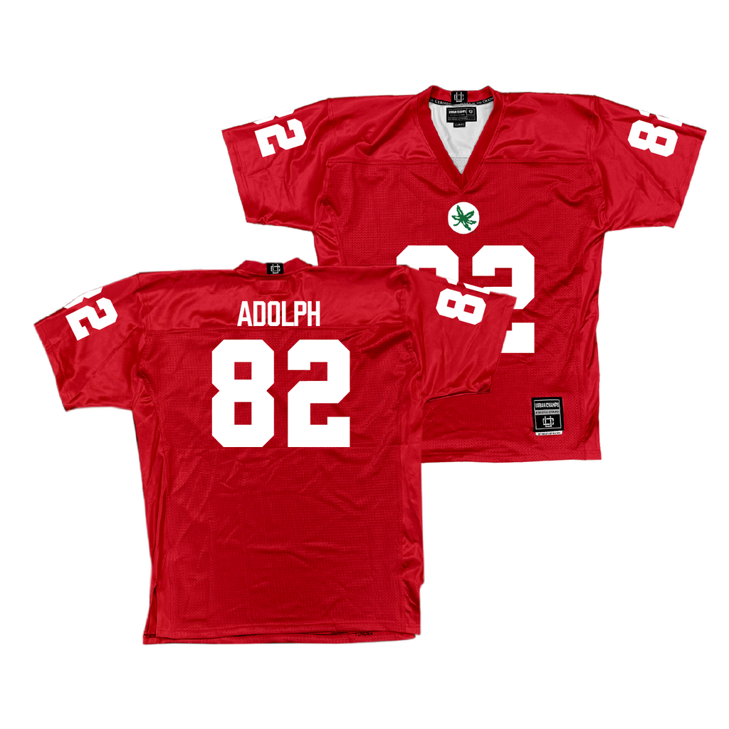 Ohio State Football Scarlet Jersey - David Adolph | #82