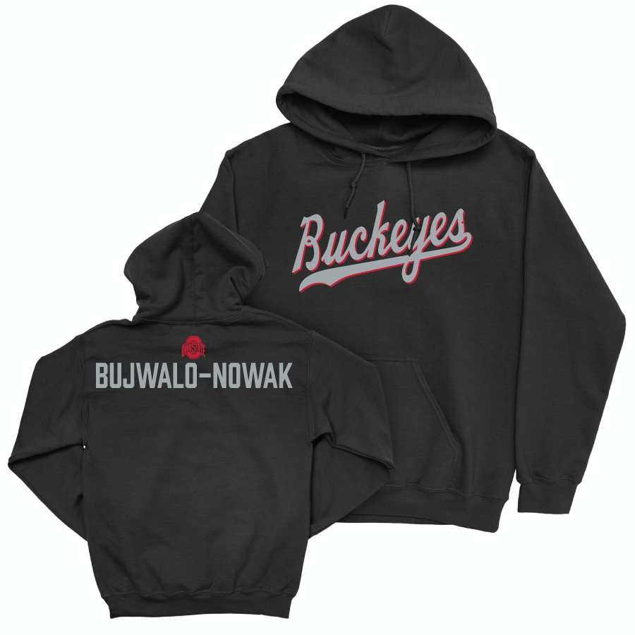 Ohio State Women's Rowing Black Script Hoodie - Eliana Bujwalo-Nowak