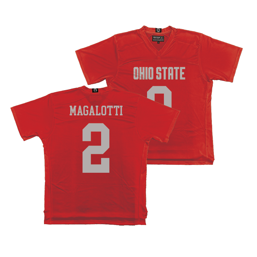 Ohio State Women's Lacrosse Red Jersey - Emily Magalotti