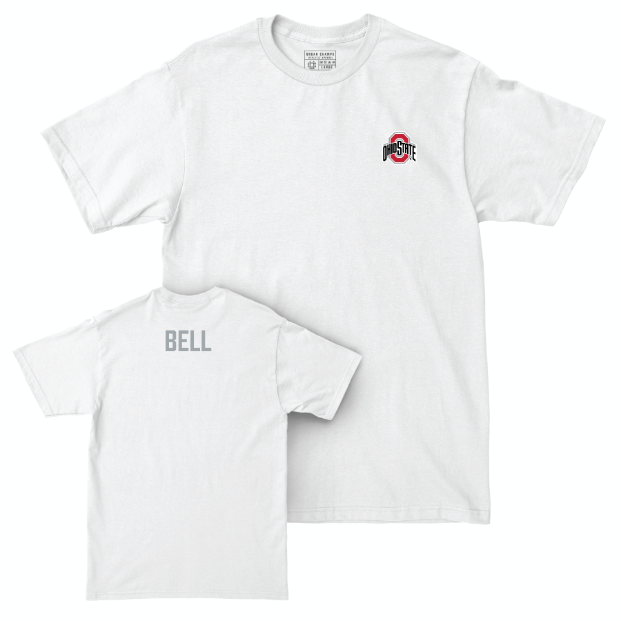 Ohio State Wrestling White Logo Comfort Colors Tee - Gavin Bell