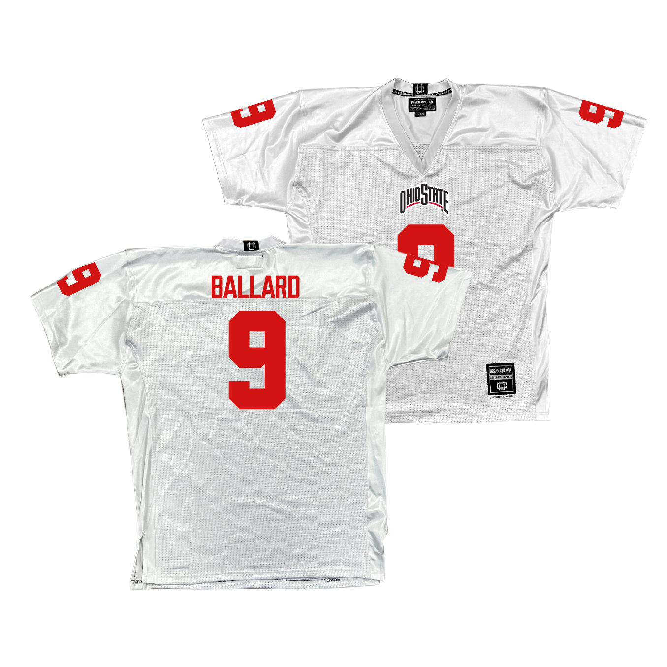 Ohio State Football White Jersey - Jayden Ballard | #9