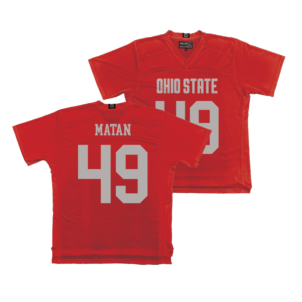 Ohio State Men's Lacrosse Red Jersey - Joe Matan
