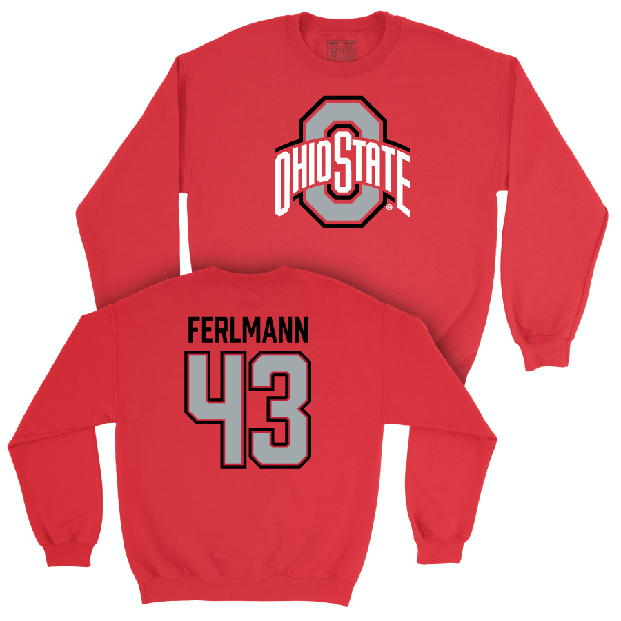 Ohio State Football Red Legacy Crew - John Ferlmann | #43