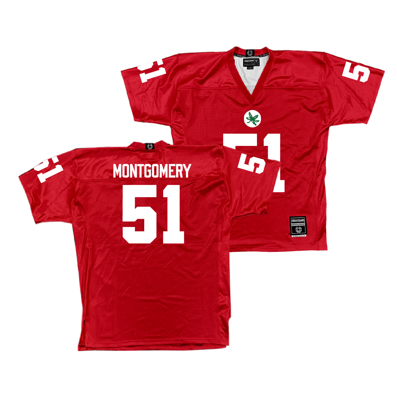 Ohio State Football Scarlet Jersey - Luke Montgomery | #51
