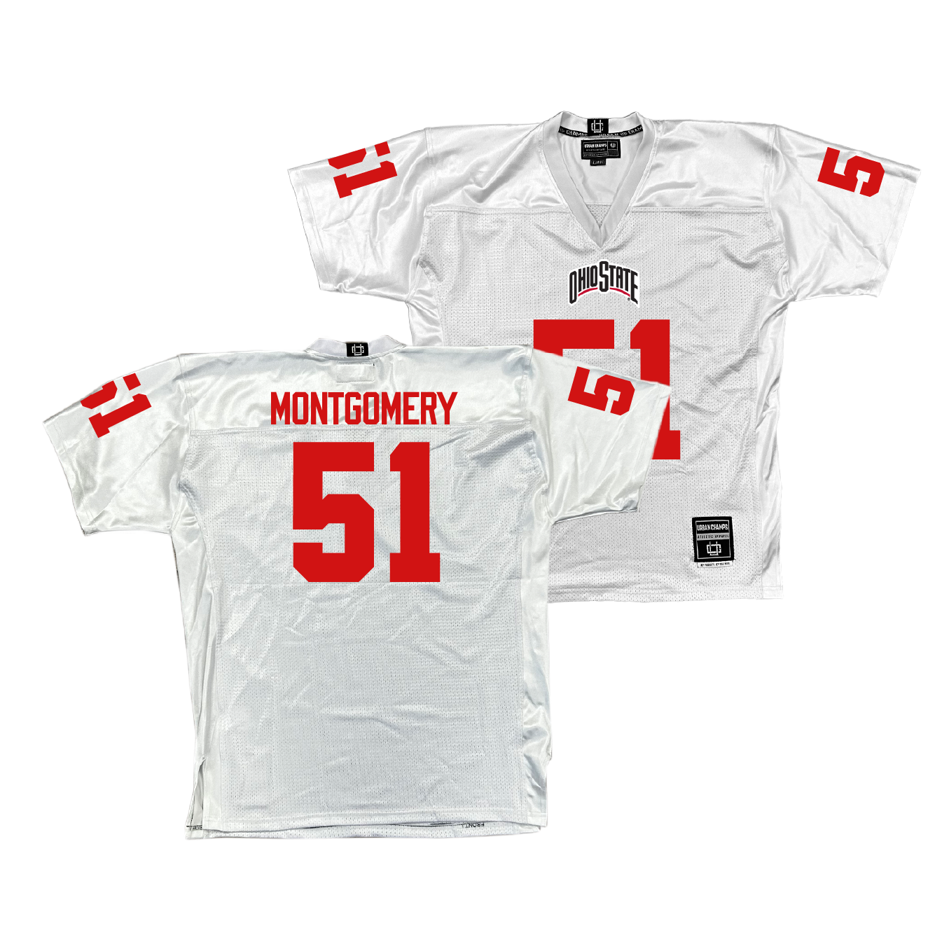 Ohio State Football White Jersey - Luke Montgomery | #51