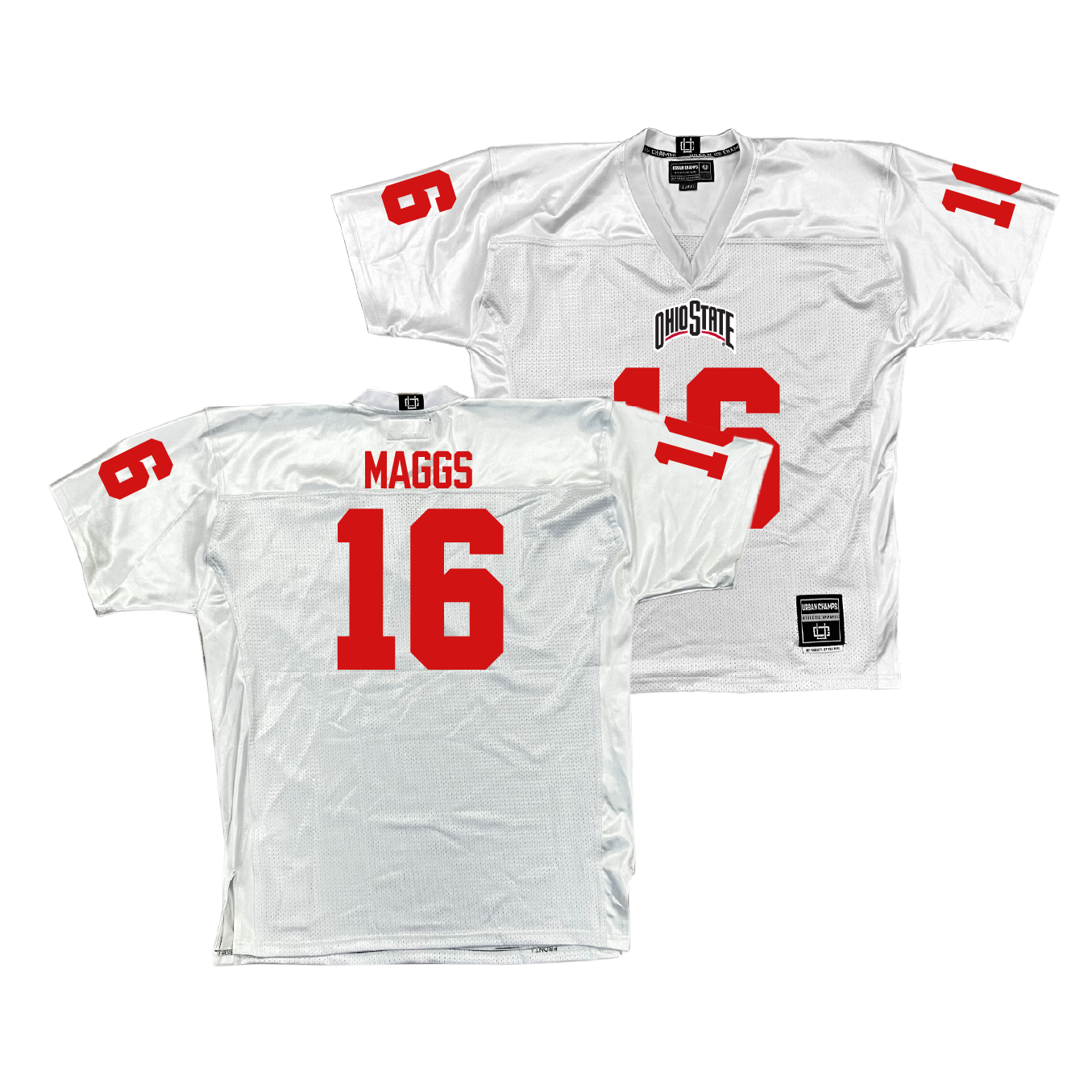Ohio State Football White Jersey - Mason Maggs | #16