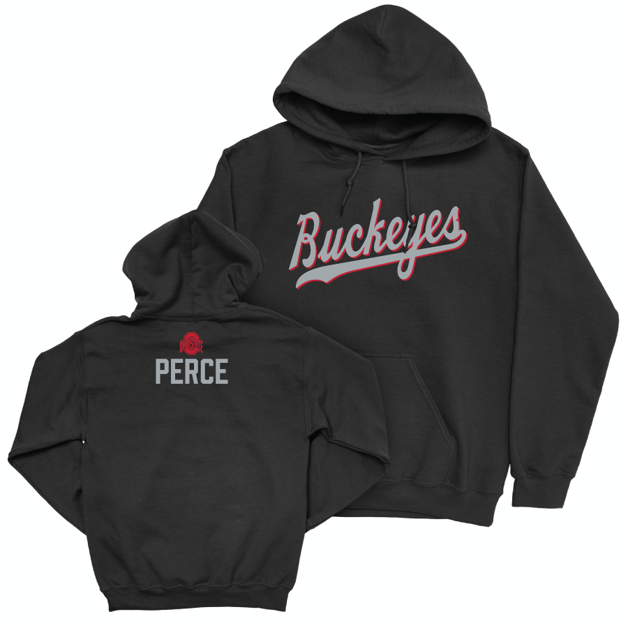 Ohio State Women's Rowing Black Script Hoodie - Morgan Perce