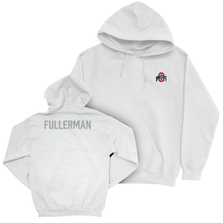 Ohio State Women's Rowing White Logo Hoodie - Rebecca Fullerman