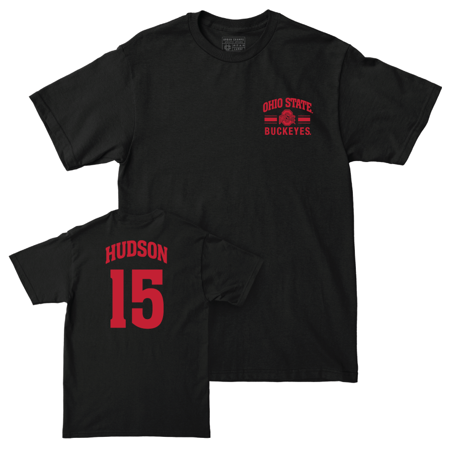 Ohio State Women's Field Hockey Black Victory Tee - Riley Hudson | #15