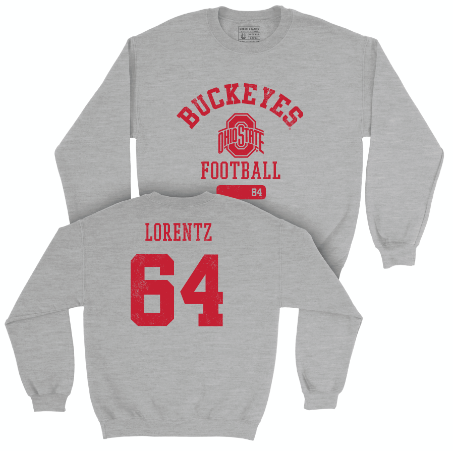 Ohio State Football Sport Grey Varsity Crew - Simon Lorentz | #64