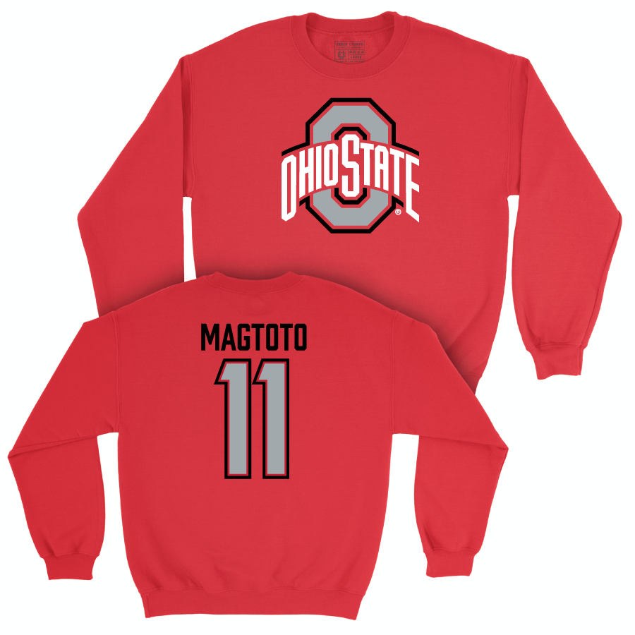 Ohio State Men's Lacrosse Red Legacy Crew - Sean Magtoto | #11