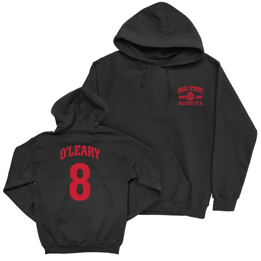 Ohio State Men's Lacrosse Black Victory Hoodie - Shane O’Leary | #8