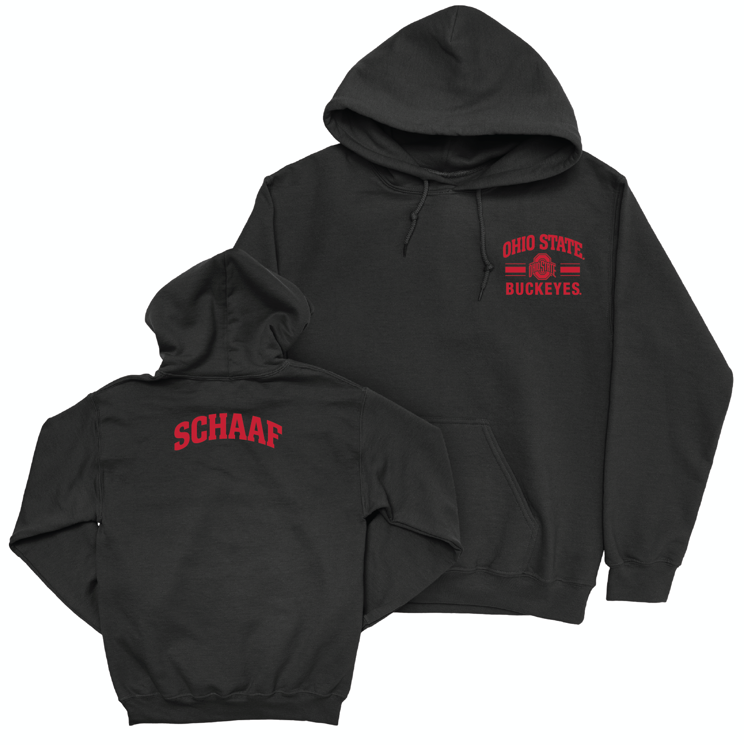 Ohio State Women's Cheerleading Black Victory Hoodie - Emily Schaaf